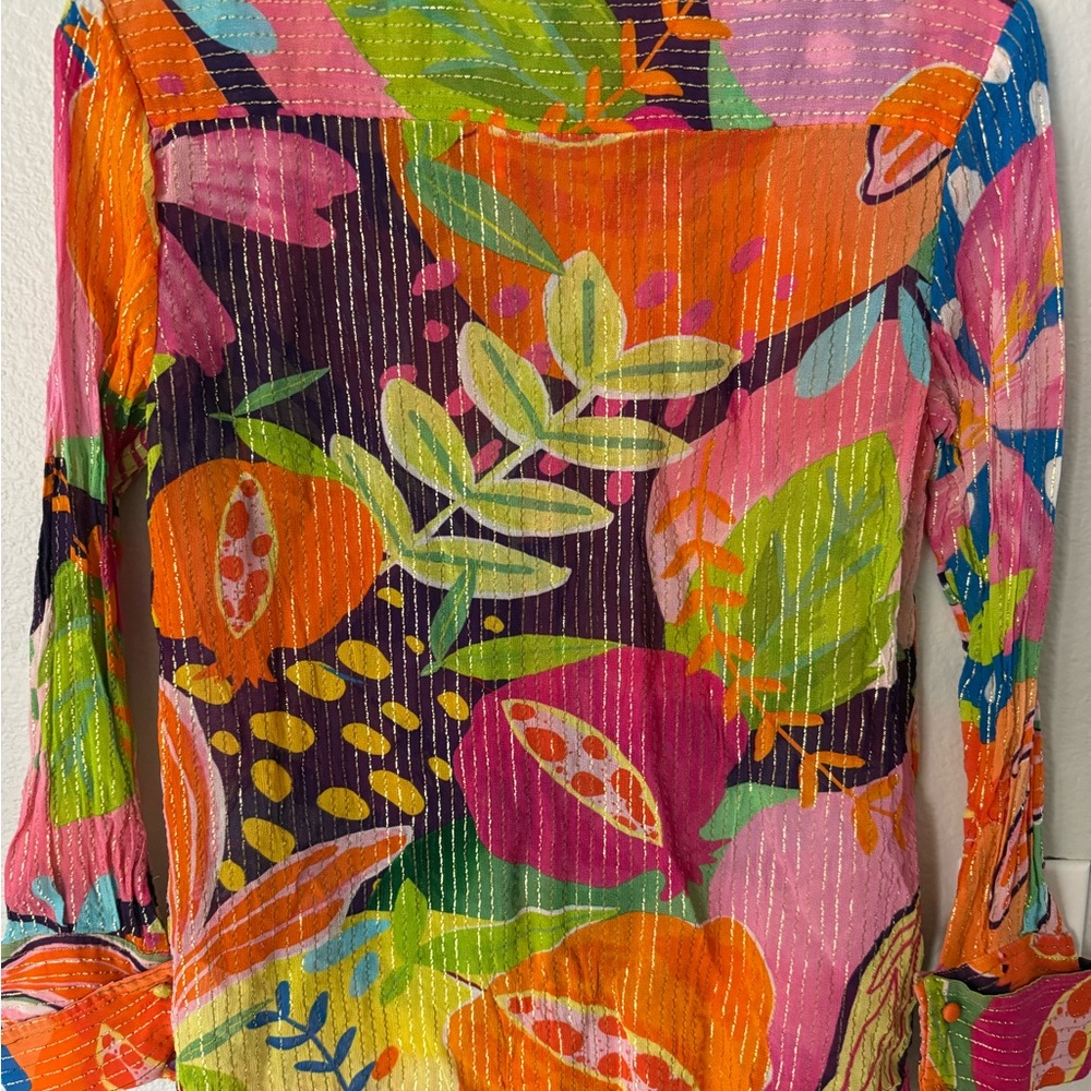 Rococo Sand Multicolor Women's Blazer - Picture 5 of 8